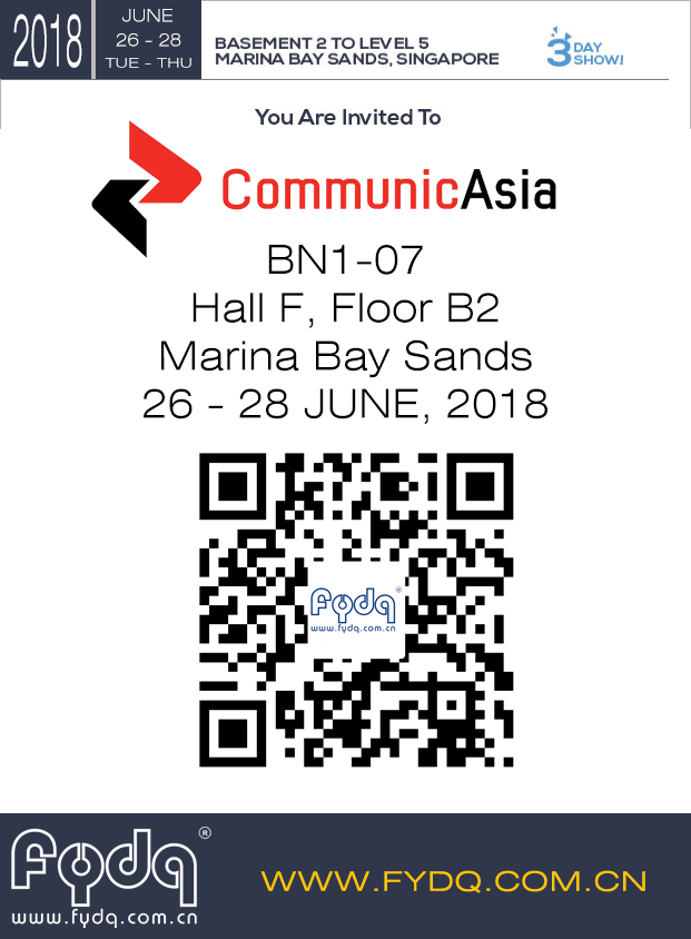 Meet us at CommunicAsia / ConnecTechAsia 2018